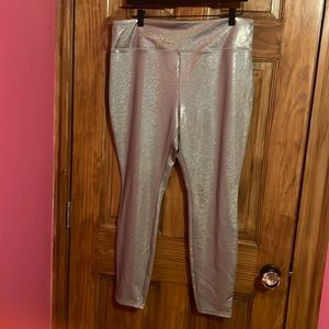 Size XL Wild Fable SILVER shimmer leggings…be the star of the show!